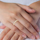 9K Yellow Gold 0.30 ct. tw. Lab Grown Diamond Stackable Diamond Ring R54538-0.33CT
