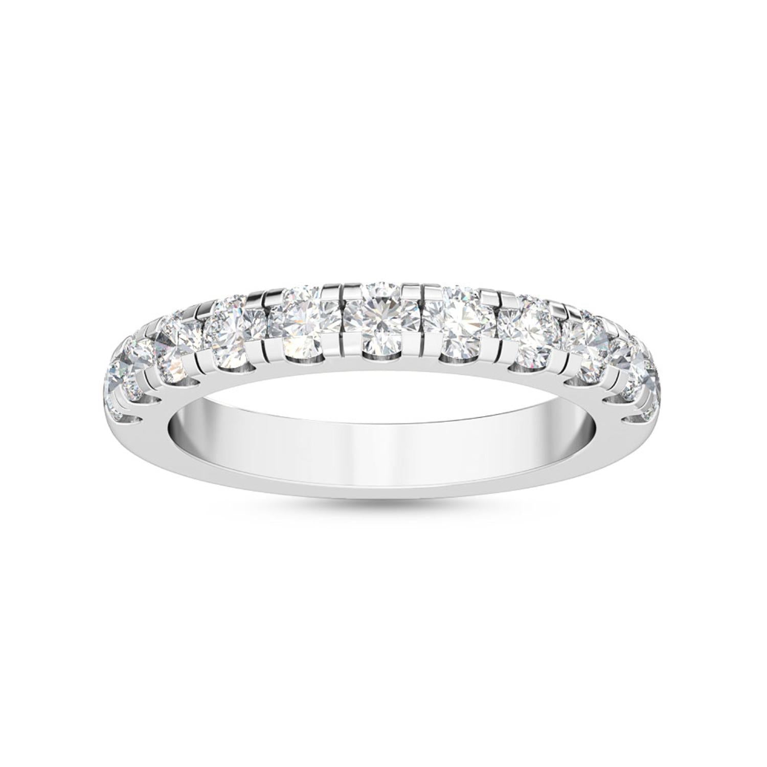 9K White Gold Lab Grown Diamond RING 1.00 ctw R54547BND-1