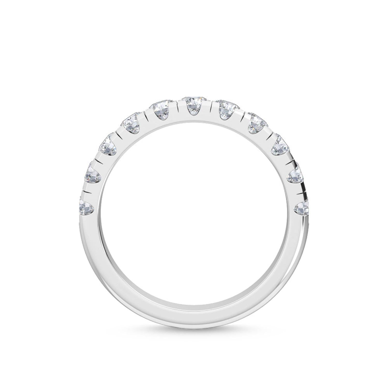 9K White Gold Lab Grown Diamond RING 1.00 ctw R54547BND-1