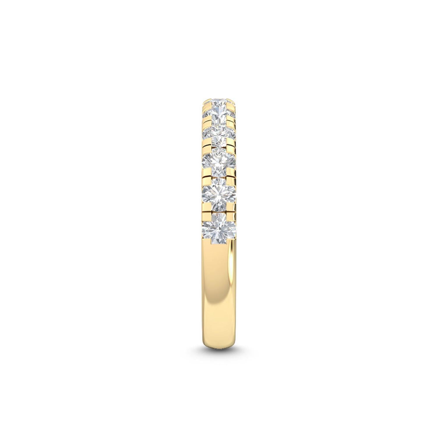 9K Yellow Gold Lab Grown Diamond RING 1.00 ctw R54547BND-1