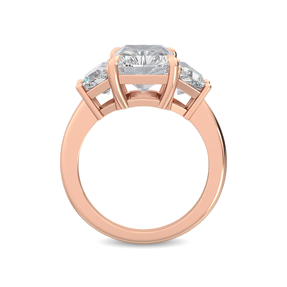 10K Rose Gold Lab Grown Diamond Engagement Ring 5.67 ctw R56045
