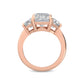 10K Rose Gold Lab Grown Diamond Engagement Ring 5.67 ctw R56045