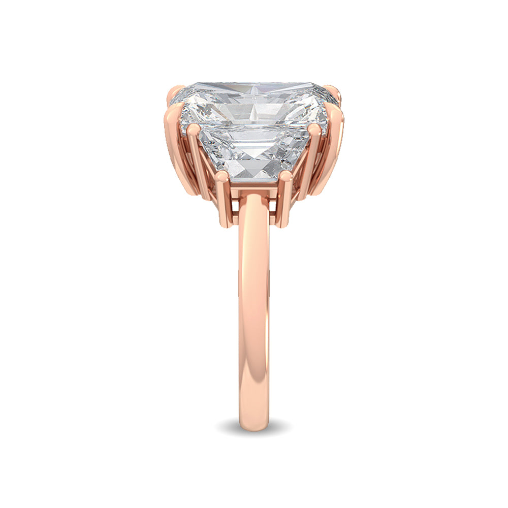 10K Rose Gold Lab Grown Diamond Engagement Ring 5.67 ctw R56045
