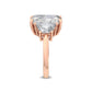 10K Rose Gold Lab Grown Diamond Engagement Ring 5.67 ctw R56045