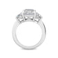 10K White Gold Lab Grown Diamond Engagement Ring 5.67 ctw R56045