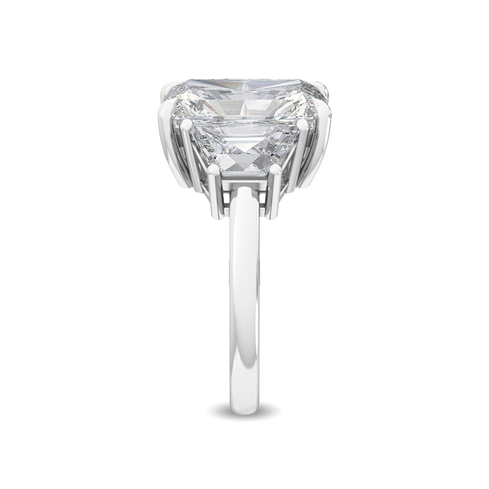 10K White Gold Lab Grown Diamond Engagement Ring 5.67 ctw R56045