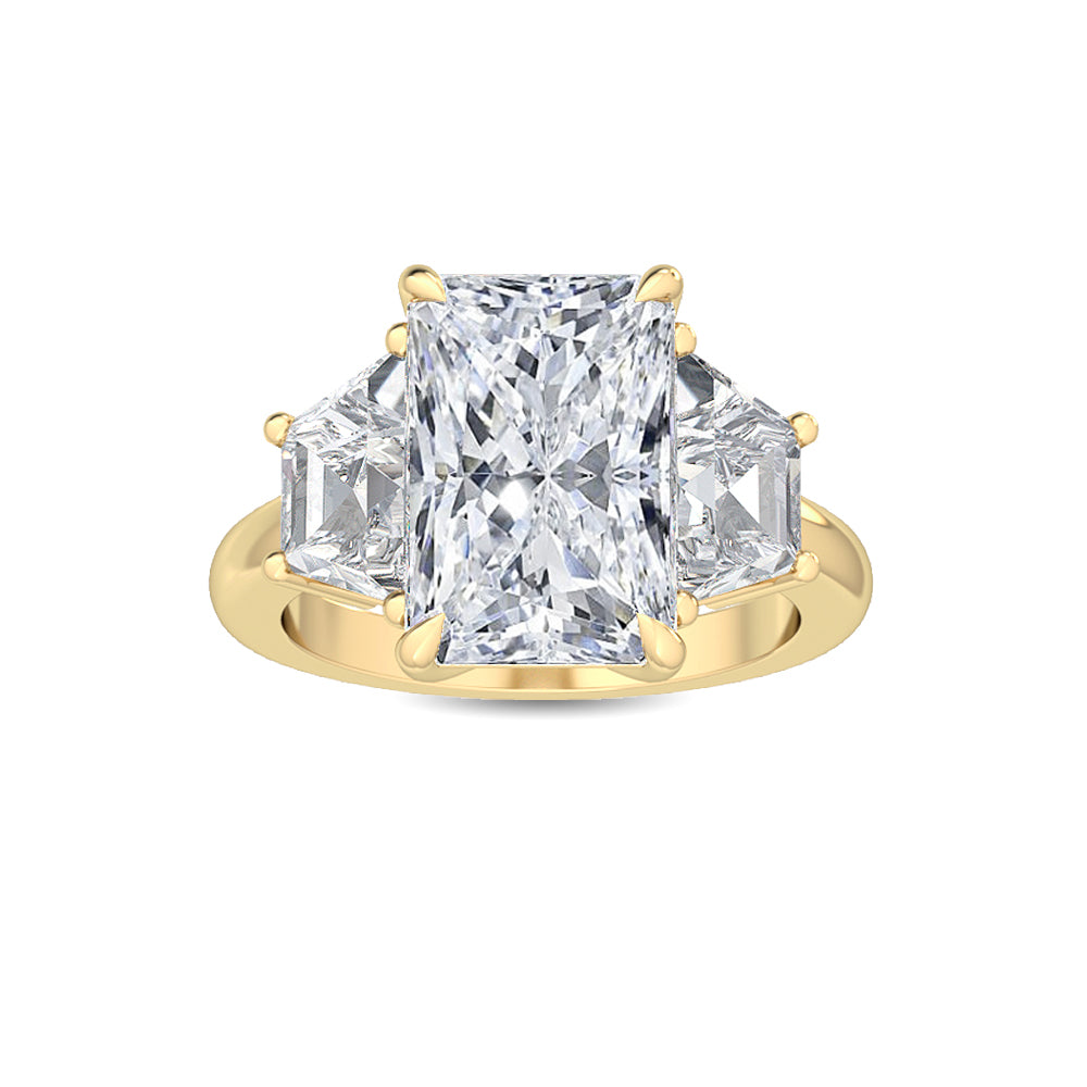 10K Yellow Gold Lab Grown Diamond Engagement Ring 5.67 ctw R56045