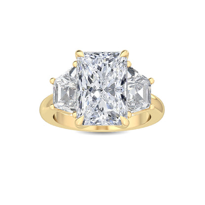 10K Yellow Gold Lab Grown Diamond Engagement Ring 5.67 ctw R56045