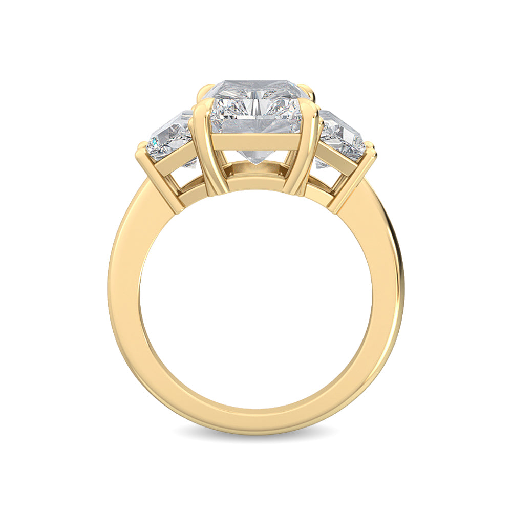 10K Yellow Gold Lab Grown Diamond Engagement Ring 5.67 ctw R56045