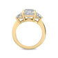 10K Yellow Gold Lab Grown Diamond Engagement Ring 5.67 ctw R56045