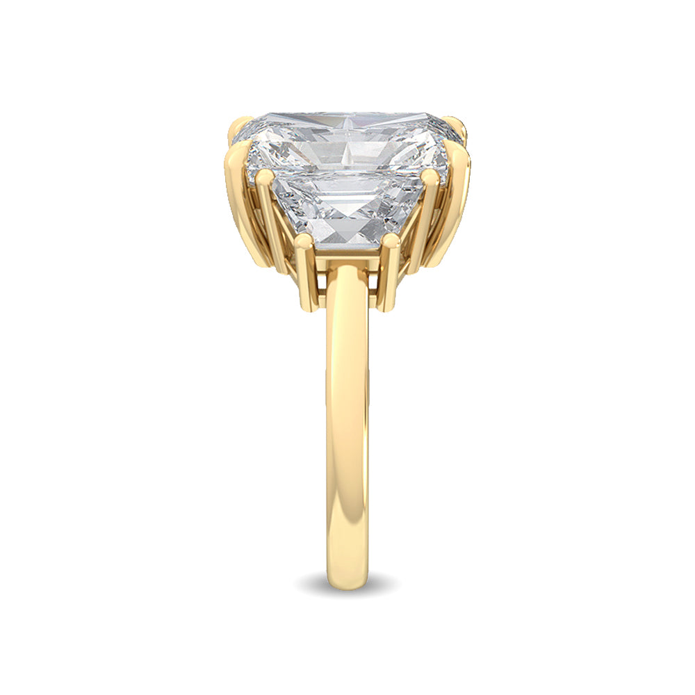 10K Yellow Gold Lab Grown Diamond Engagement Ring 5.67 ctw R56045