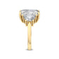 10K Yellow Gold Lab Grown Diamond Engagement Ring 5.67 ctw R56045