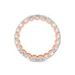 9k Rose Gold 5 ct. tw. Emerald Cut Lab Grown Diamond Eternity Band R56076C