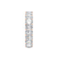 9k Rose Gold 5 ct. tw. Emerald Cut Lab Grown Diamond Eternity Band R56076C