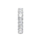 9k White Gold 5 ct. tw. Emerald Cut Lab Grown Diamond Eternity Band R56076C