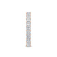 9k Rose Gold 2.44 ct. tw. Princess Cut Lab Grown Diamond Eternity Band R56077