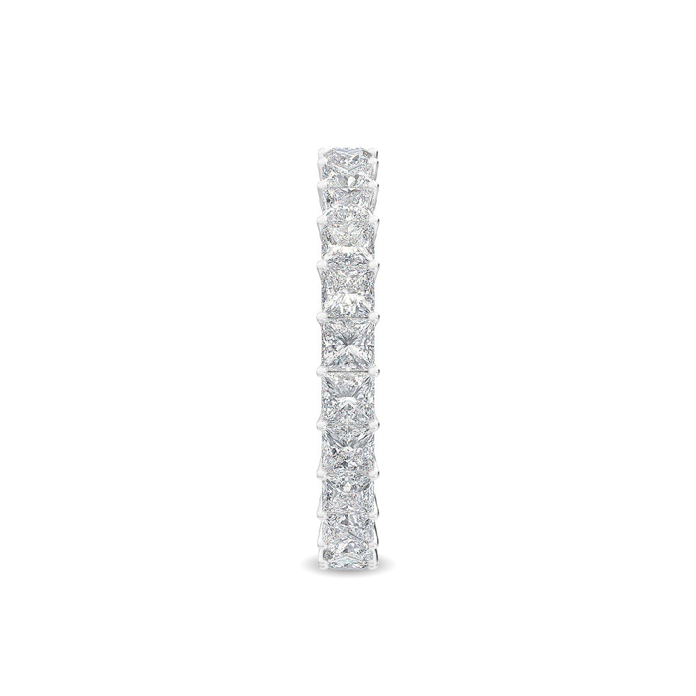 9k White Gold 2.44 ct. tw. Princess Cut Lab Grown Diamond Eternity Band R56077