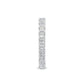 9k White Gold 2.44 ct. tw. Princess Cut Lab Grown Diamond Eternity Band R56077