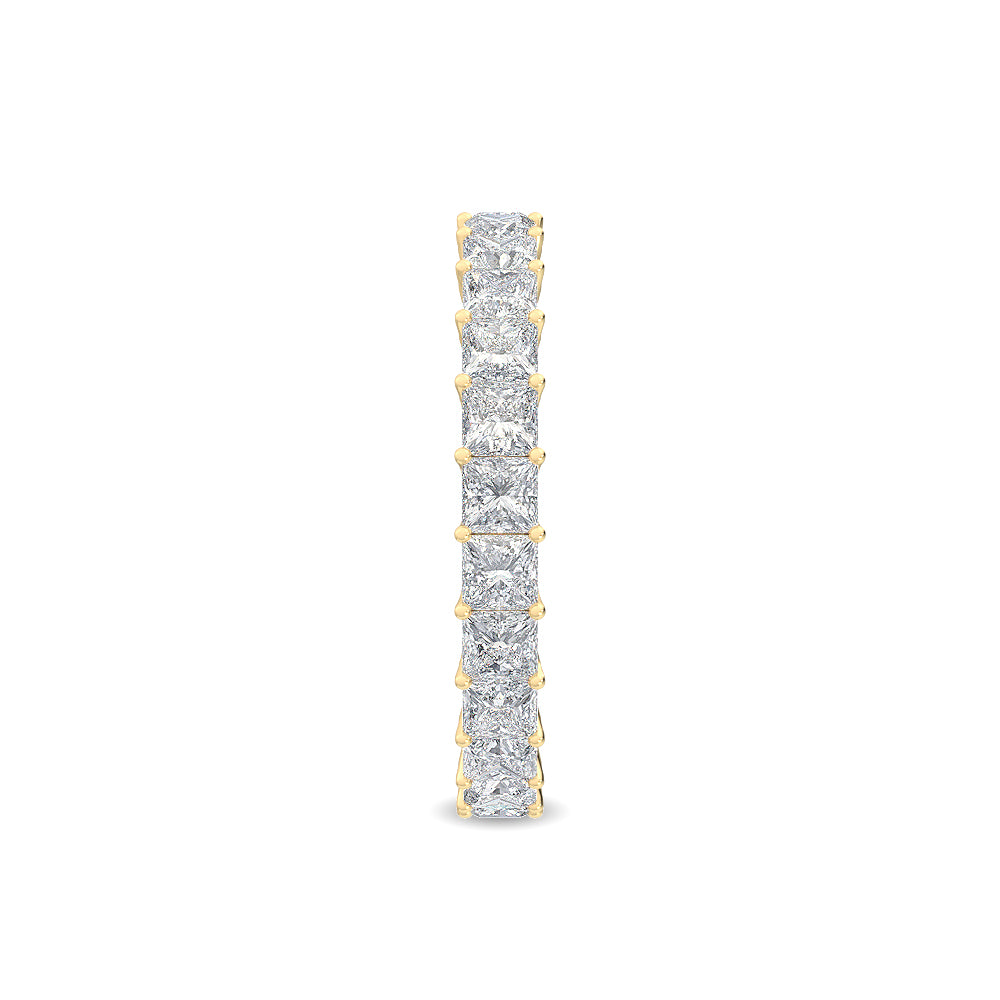 9K Yellow Gold 2.44 ct. tw. Princess Cut Lab Grown Diamond Eternity Band R56077