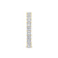 9K Yellow Gold 2.44 ct. tw. Princess Cut Lab Grown Diamond Eternity Band R56077