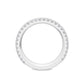 9k White Gold Lab Grown Diamond Stackable Ring 1.35 ctw R56598-1.25CT