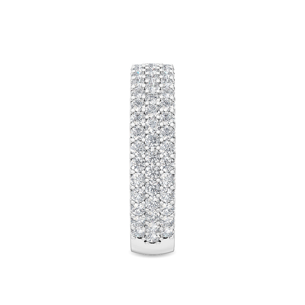 9k White Gold Lab Grown Diamond Stackable Ring 1.35 ctw R56598-1.25CT