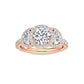 10K Rose Gold Lab Grown Diamond Engagement Ring 2.04 ctw R56604-1