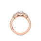 10K Rose Gold Lab Grown Diamond Engagement Ring 2.04 ctw R56604-1