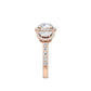 10K Rose Gold Lab Grown Diamond Engagement Ring 2.04 ctw R56604-1