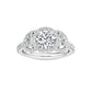 10K White Gold Lab Grown Diamond Engagement Ring 2.04 ctw R56604-1