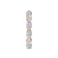 9k Rose Gold 2.15 ct. tw. Oval Cut Lab Grown Diamond Eternity Band R56683OV-2B