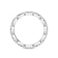 9k White Gold 2.15 ct. tw. Oval Cut Lab Grown Diamond Eternity Band R56683OV-2B