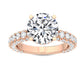 10K Rose Gold Lab Grown Diamond Engagement Ring 4.47 ctw R56749-3HH