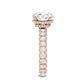 10K Rose Gold Lab Grown Diamond Engagement Ring 4.47 ctw R56749-3HH