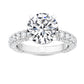 10K White Gold Lab Grown Diamond Engagement Ring 4.47 ctw R56749-3HH
