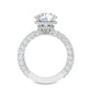10K White Gold Lab Grown Diamond Engagement Ring 4.47 ctw R56749-3HH