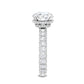10K White Gold Lab Grown Diamond Engagement Ring 4.47 ctw R56749-3HH