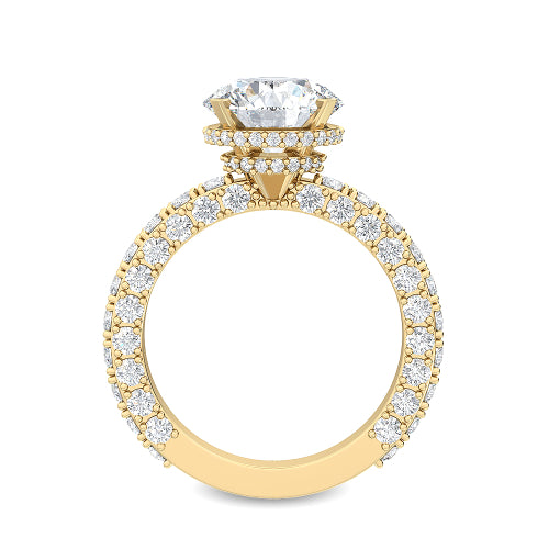 10K Yellow Gold Lab Grown Diamond Engagement Ring 4.47 ctw R56749-3HH
