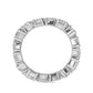 9k White Gold 4.24 ct. tw. White Lab Grown Diamond Eternity Band R56756-4B
