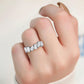 9k White Gold 4.24 ct. tw. White Lab Grown Diamond Eternity Band R56756-4B