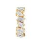 9K Yellow Gold 4.24 ct. tw. White Lab Grown Diamond Eternity Band R56756-4B
