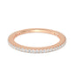 9k Rose Gold Lab Grown Diamond Stackable Ring 0.23 ctw R56957