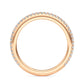 9k Rose Gold Lab Grown Diamond Stackable Ring 0.23 ctw R56957