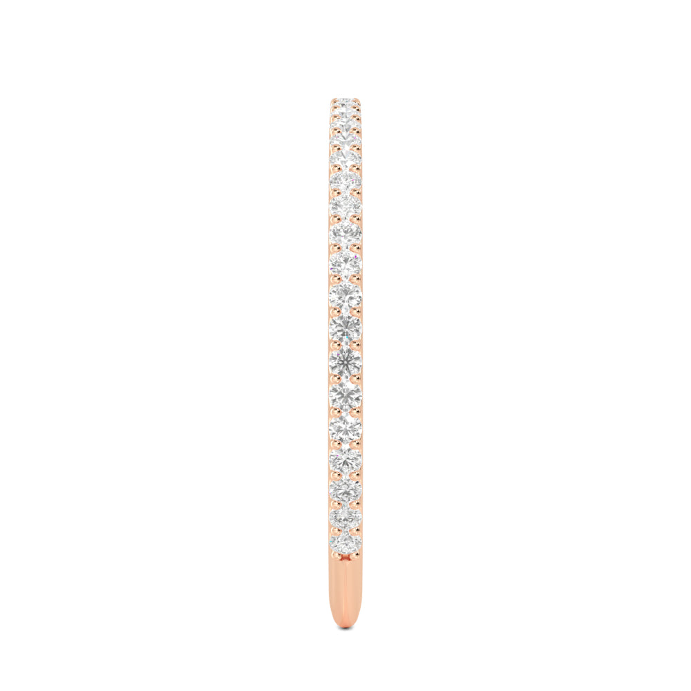 9k Rose Gold Lab Grown Diamond Stackable Ring 0.23 ctw R56957