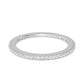 9k White Gold Lab Grown Diamond Stackable Ring 0.23 ctw R56957