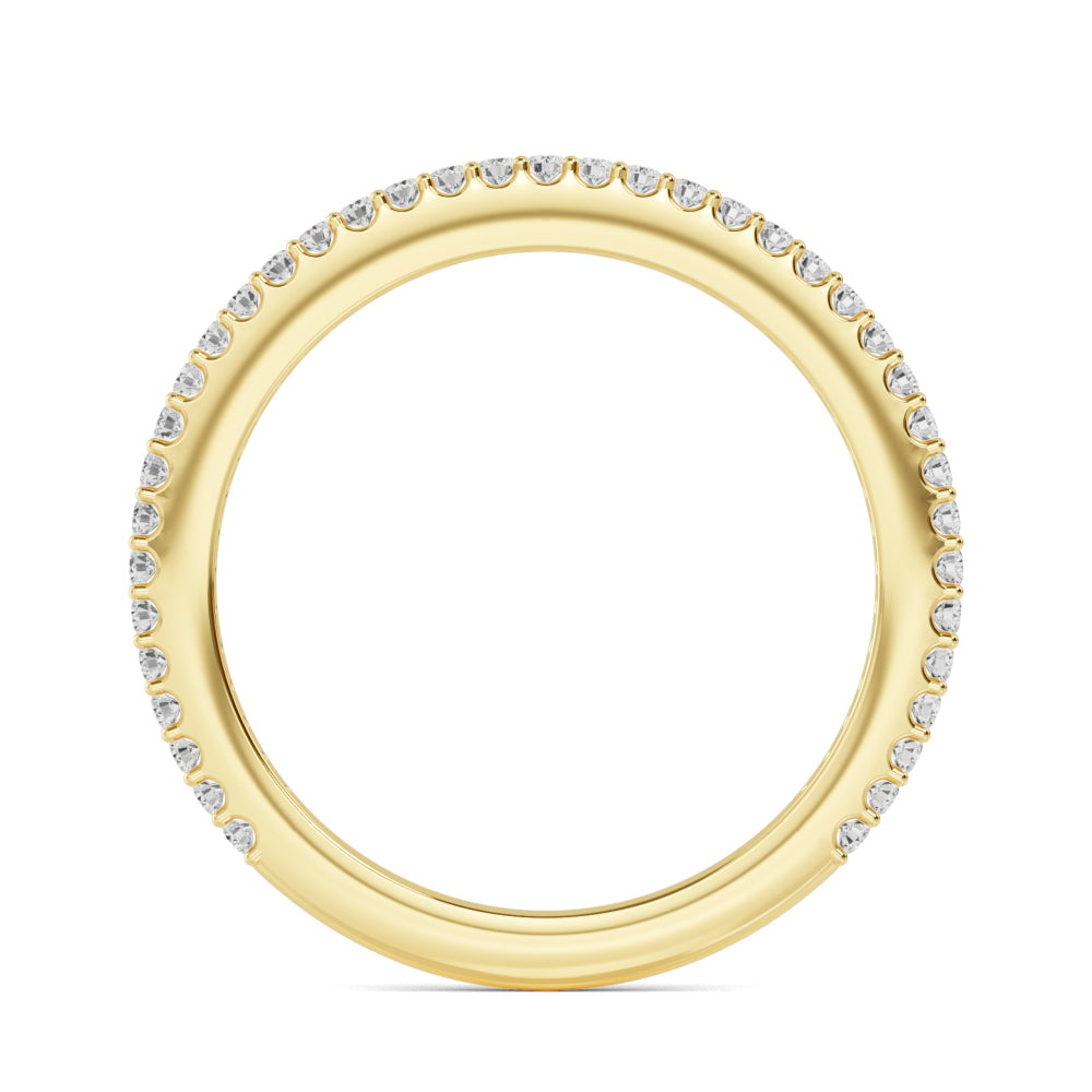 9K Yellow Gold Lab Grown Diamond Stackable Ring 0.23 ctw R56957