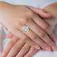 10K Rose Gold Lab Grown Diamond Engagement Ring 3.94 ctw R57105OV-2