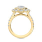 10K Yellow Gold Lab Grown Diamond Engagement Ring 3.94 ctw R57105OV-2
