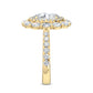 10K Yellow Gold Lab Grown Diamond Engagement Ring 3.94 ctw R57105OV-2