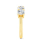 9K Yellow Gold Lab Grown Diamond Engagement Ring 2.50 ctw R57413-2.50CT
